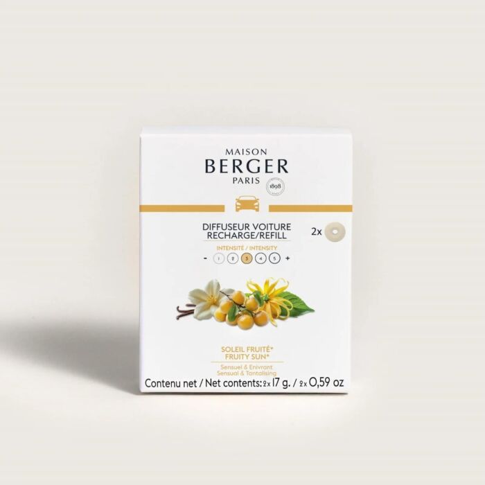 Maison Berger Fruity Sun Car Diffuser Refills